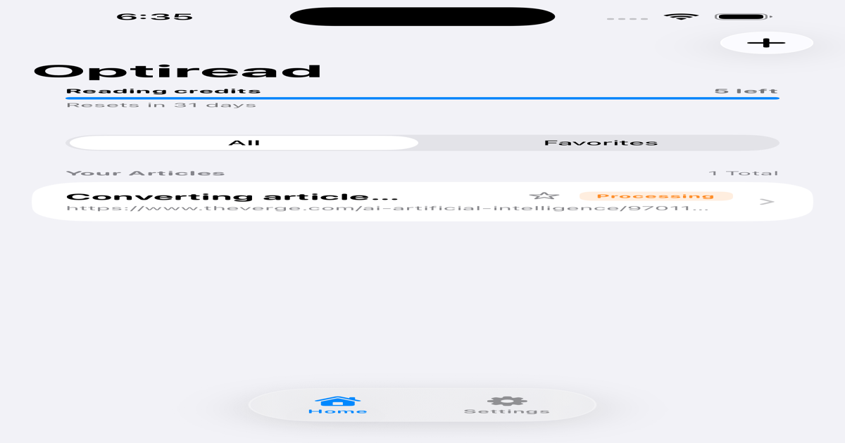 I built an app that restructures articles into ADHD-friendly reading using LLM + cognitive science r logo